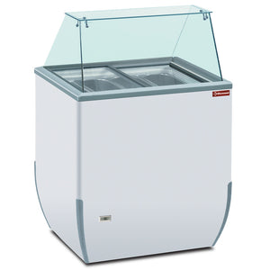 Dávkovač zmrzliny 4 zásobníky, -25 až -18 °C, stacionární, Diamond BRIOICE-R2, 150 W