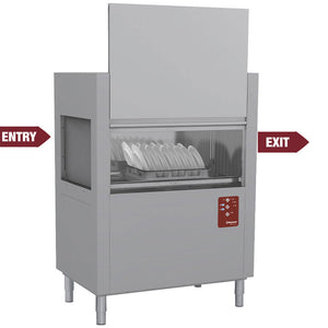 Doorschuif vaatwasser 120 korven/uur - Diamond D117E/7 - 22 kW - 400 V - 770x1150x(h)1615 mm