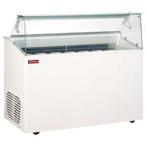 Zmrzlinovač 7 zásobníků, -20 až -15 °C, stacionární, Diamond TOP7-R2, 480 W