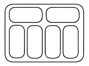 Dávkovač zmrzliny 6x 5 l, -24 až -14 °C, stacionární, Resto Quality RQ0125, 190 W