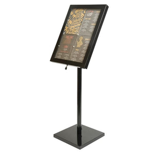 Osvětlené menu 650x100x(h)1200 mm, Securit GL110