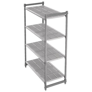 Skladovací regál se 4 kompozitními tukovými policemi, Cambro DE906, 1370x540x(v)1830 mm, šroubovaný