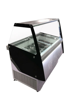 Výdejník zmrzliny 9 zásobníků, -24 až -14 °C, stacionární, Resto Quality ATHENA 9, 3,5 kW