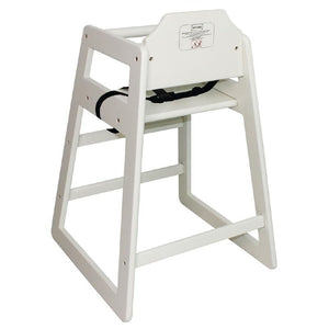 Houten stoel (antiek wit)