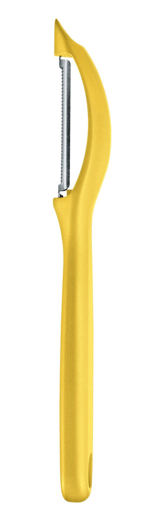Univerzální loupač Victorinox Swiss Classic, vroubkovaná čepel, žlutý, Victorinox 7.6075.8