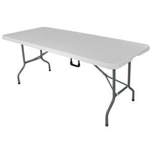 Skládací obdélníkový stůl 1840x750x(v)740 mm, polyethylen, Fiesta 950118, bílá