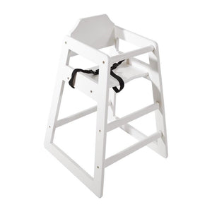 Houten stoel (antiek wit)