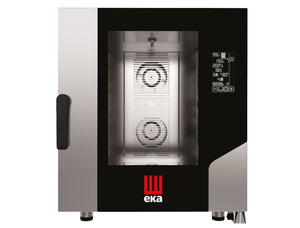 Piec konwekcyjno-parowy 7x 1/1 GN elektryczny, 11.4kW, 400V, 30 do 270°C z natryskiem, EKA Millennial Black Mask, MKF711BM