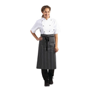 Zapaska w paski 920x760 mm, Whites Chefs Clothing A938 Butchers, czarny
