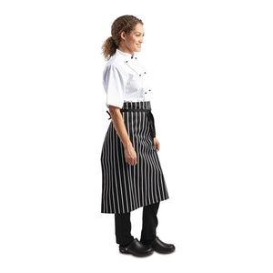 Zapaska w paski 920x760 mm, Whites Chefs Clothing A938 Butchers, czarny