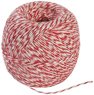 Slagersbindtouw 200 m rood-wit - Contacto 3883/232