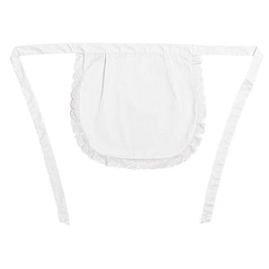 Zapaska kelnerska z koronką mm, Whites Chefs Clothing B740, biała