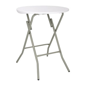 Kulatý skládací stůl Ø600x(h)735 mm, Bolero CA998, bílý