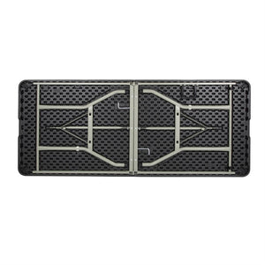 Skládací obdélníkový stůl 1829x762x(h)735 mm, polyethylen, Bolero CB518, černá barva