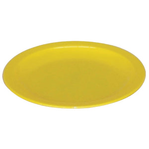 Deska Ø230 mm, polykarbonát, kulatá, Kristallon CB767, žlutá (12 ks).