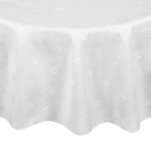 Obrus okrągły bawełniany Ø230 cm, Mitre Luxury Luxor GW452, biały