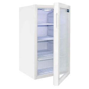 Szafa chłodnicza przeszklona 88 L, 1 do 12°C, Polar C-Series CF750, 430x480x(h)825 mm, agregat dolny, biała