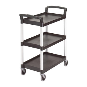Wózek kelnerski 3-poziomowy, z aluminium Cambro CT349, 835x410x(h)965 mm