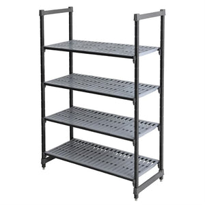Skladovací regál se 4 kompozitními tukovými policemi, Cambro DE903, 915x540x(v)1830 mm, šroubovaný