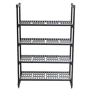Skladovací regál se 4 kompozitními tukovými policemi, Cambro DE903, 915x540x(v)1830 mm, šroubovaný