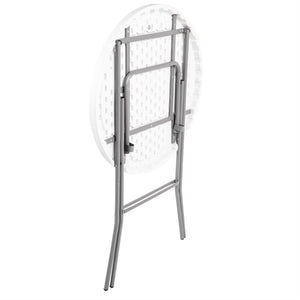 Kulatý skládací stůl Ø800x(h)1100 mm, Bolero DL046, bílý