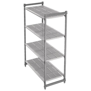 Skladovací regál se 4 kompozitními tukovými policemi, Cambro GH617, 910x460x(h)1830 mm, šroubovaný