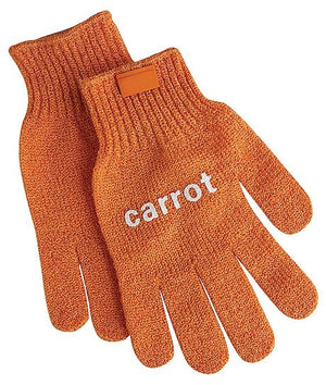 Wortelschoonmaakhandschoenen - oranje - Contacto 6537/009