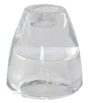 Skleněný svícen 75xØ70 mm 2v1 transparentní (12 ks), Duni 168249