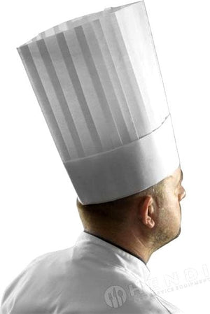 Kuchařská čepice LE GRAND CHEF bílá, sada 10 kusů.