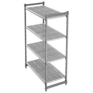 Skladovací regál se 4 kompozitními tukovými policemi, Cambro DM772, 915x610x(v)1830 mm, šroubovaný