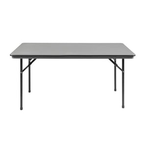 Skládací obdélníkový stůl 1520x760x(h)750 mm, ABS, Bolero GC595, černá barva
