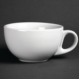 Filiżanka do cappuccino 285 ml z porcelany, Athena Hotelware GG870, biała (12 szt.)