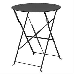Kulatý konferenční stolek Ø595x(h)710 mm, Bolero Pavement Style GH558, černý