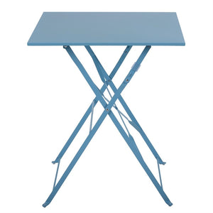 Čtvercový kavárenský stůl 600x600x(v)710 mm, Bolero Pavement Style GK985, modrá barva