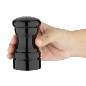 Sada 2 dřevěných mlýnků na sůl a pepř Ø50x(h)100 mm, Olympia GL087, černá barva