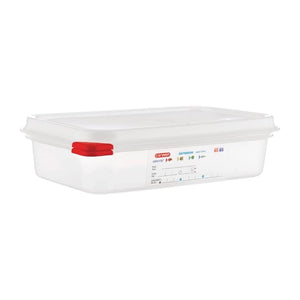 Pojemnik GN 1/4 z pokrywką, 65mm, 1.8L, z polipropylenu, Araven Colour Coded Gastronorm Food Boxes GL263 (4 szt.)