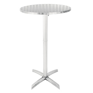 Kulatý skládací stůl Ø600x(h)1050 mm, nerezová ocel, Bolero GR396