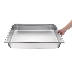 Pojemnik GN 2/1, 100mm, 29L, ze stali nierdzewnej, Vogue K804