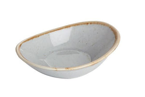 Porseleinen serveerschaal 110 ml - 110x74x(h)28 mm - grijs - Porland Ashen 04ALM001637