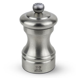 Mlýnek na sůl z nerezové oceli 100 mm, PEUGEOT PG-33040, stříbrný