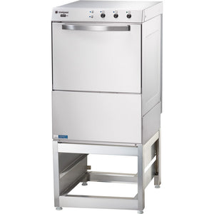 Universele vaatwasser 500x500 mm - 30 korven/uur - Stalgast 801501 - met glansspoelmiddel doseerder - 4,9 kW - 230 / 400 V - 685x565x(h)835 mm