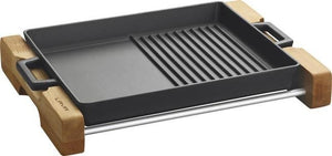 Prostokątna taca do serwowania 396x300 mm, żeliwna, Fine Dine Cast Iron 832257